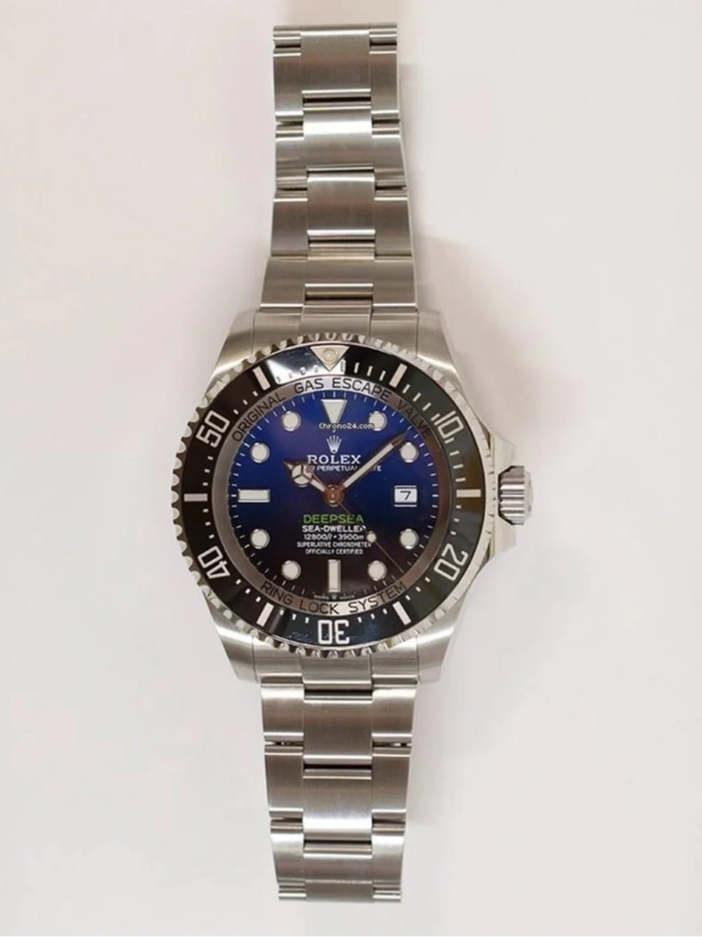 NEW: Deep Sea-Dweller Silver Blue Black Divers Watch